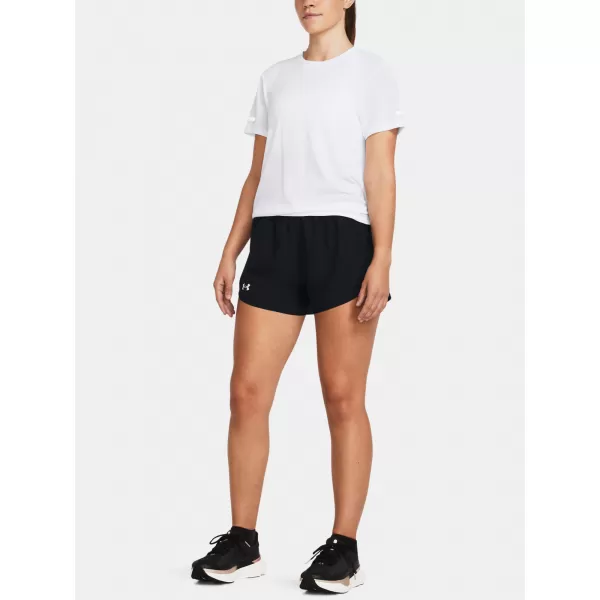  Dámske šortky UNDER ARMOUR UA FLY BY 3'' SHORTS 1382438-001 ČIERNA 