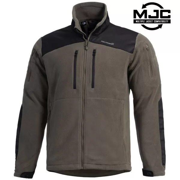  Mikina PENTAGON NESTOR TACTICAL FLEECE K08060 HNEDÁ ŠEDÁ 