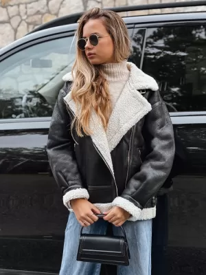 Dámska bunda DSTREET TY5246 ČIERNA