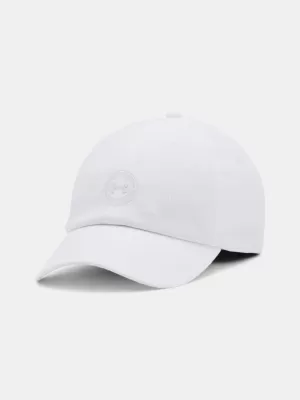 Dámska čiapka UNDER ARMOUR W ISO-CHILL ARMOURVENT ADJ 1383445-100 BIELA