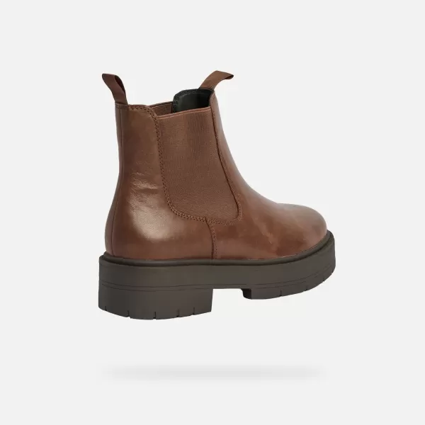  Dámske topánky GEOX SPHERICA EC7 G009694 HNEDÁ 