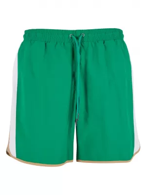 Pánske plavecké šortky URBAN CLASSICS TB7348 ŽABA ZELENÁ
