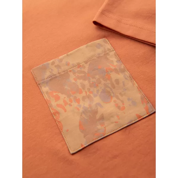  Pánske tričko OMBRE OM-TSPT-0227 ORANŽOVÁ 