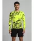 Pánska prémiová funkčná kompresná košeľa ALTISPORT VOJ/ALM108TR03 NEÓNOVÁ ŽLTÁ