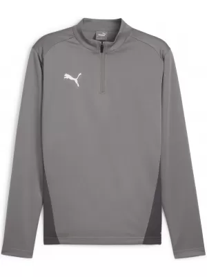Tričko PUMA TEAMGOAL TRAINING 1/4 ZIP TO 658629_13 LIATINA/BIELA/TIEŇOVÁ ŠEDÁ
