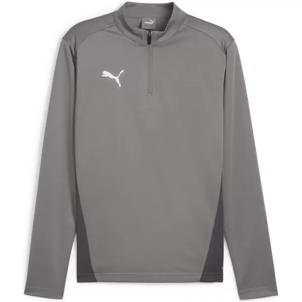  Tričko PUMA TEAMGOAL TRAINING 1/4 ZIP TO 658629_13 LIATINA/BIELA/TIEŇOVÁ ŠEDÁ 