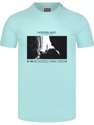 Tričko NORDBLANC ALONE NBSMT8149 SVETLO MODRÝ