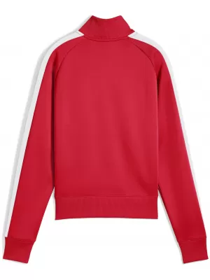 Dámska mikina PUMA T7 ALWAYS ON SHORT TRACK JACKET 62979611 NAVŽDY ČERVENÁ