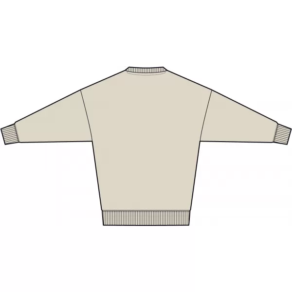  Dámska mikina PUMA ESS OVERSIZED CREW FL 68540087 VYSOKOHORSKÝ SNEH 