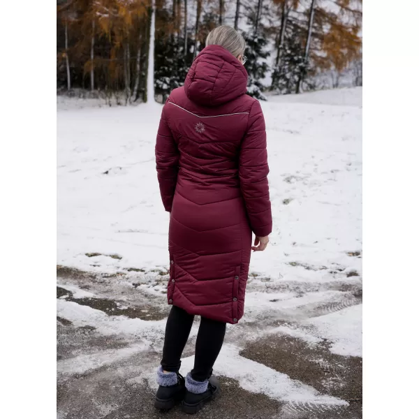 Dámsky kabát ALTISPORT GIULIA BORDOVÁ 