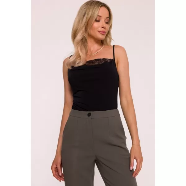  Dámske nohavice STYLOVE S418 KAKI 