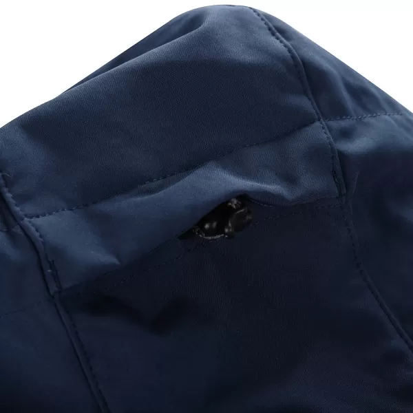  Pánska bunda so softshell ALPINE PRO HOOR MODRÝ 