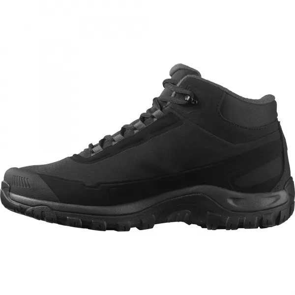  Pánske topánky SALOMON SHELTER WATERPROOF ČIERNA/ASFALT/HRAD 
