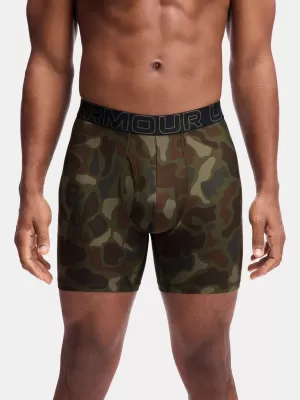 Pánske boxerky UNDER ARMOUR M UA PERF TECH (3KS) 1383879-392 ČIERNA SO SOLÁRNYM ORANOM