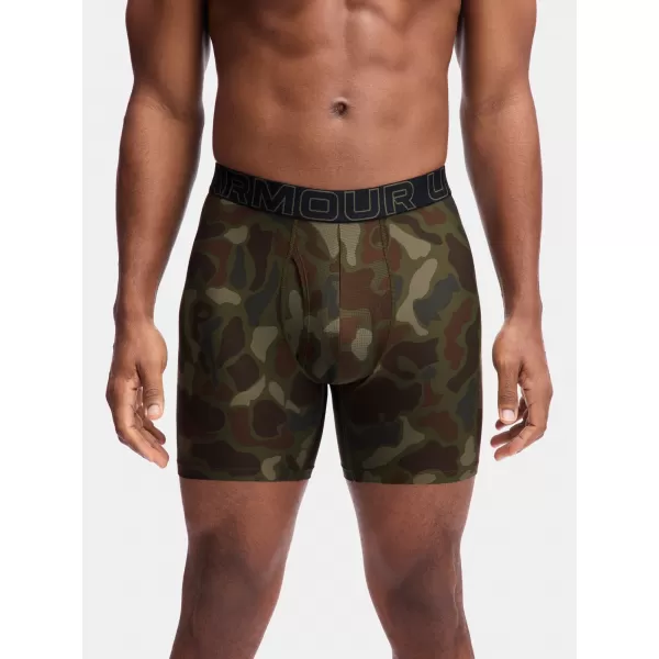  Pánske boxerky UNDER ARMOUR M UA PERF TECH (3KS) 1383879-392 ČIERNA SO SOLÁRNYM ORANOM 