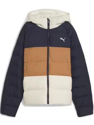 Detská bunda PUMA SYNTHETIC HOODED PUFFER JACKET 68840416 NOVÉ NÁMORNÍCTVO