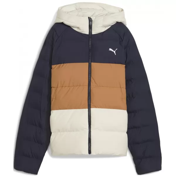  Detská bunda PUMA SYNTHETIC HOODED PUFFER JACKET 68840416 NOVÉ NÁMORNÍCTVO 