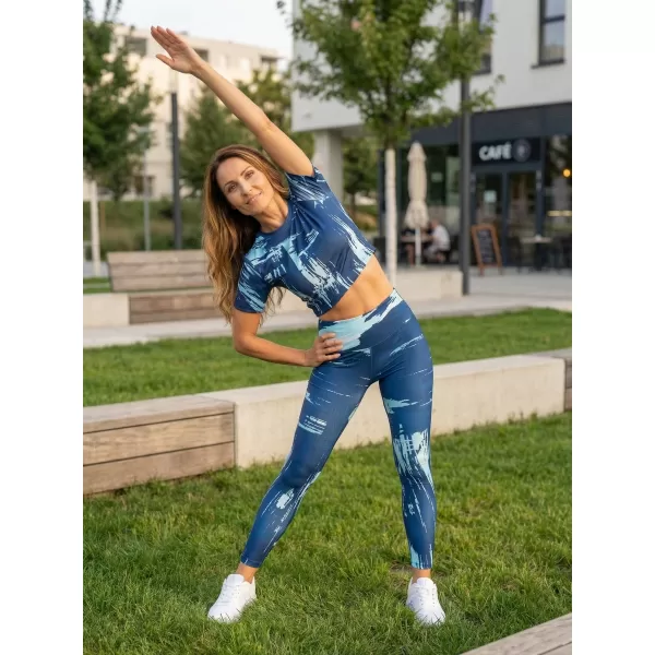  Dámsky prémiový crop top ALTISPORT VOJ/ALW010TR07 KRÁLOVSKÁ KRÁĽOVSKÁ MODRÁ 