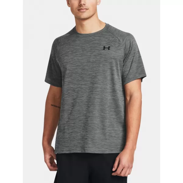  Pánske tričko UNDER ARMOUR UA TECH TEXTURED SS 1382796-025 SIVÁ 