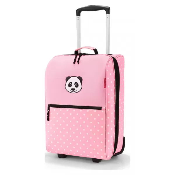 Detský kufrík REISENTHEL TROLLEY XS KIDS PANDA BODKY RUŽOVÉ 