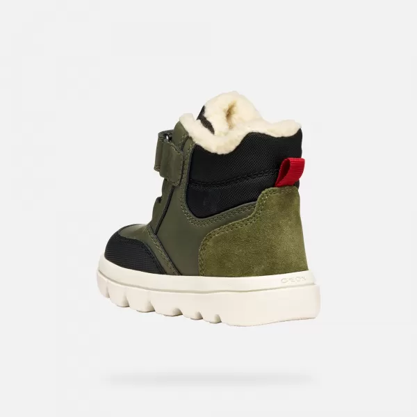  Chlapci prvé kroky GEOX WILLABOOM AB B365BC0ME22C0450 TMAVO ZELENÁ 