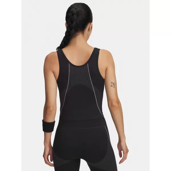  Dámske tielko UNDER ARMOUR UA VANISH SEAMLESS TANK 6000640-004 ČIERNA 