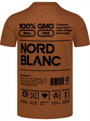 Tričko NORDBLANC CERTAINTY NBSMT8165 HNEDÝ