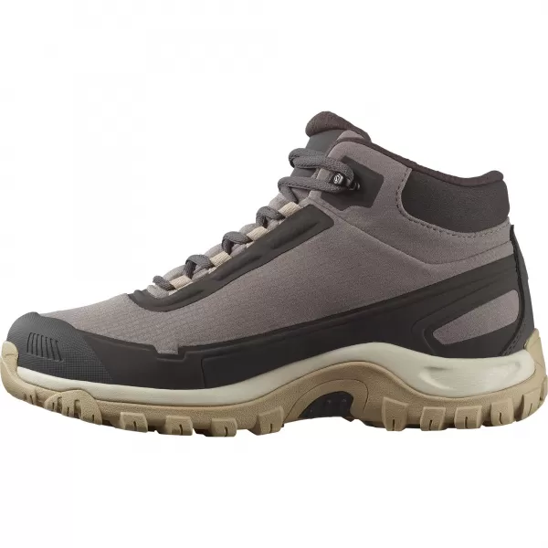  Dámske topánky SALOMON SHELTER WATERPROOF W SLIVKOVÉ MAČIATKO/FANTÓM/DEZERTNÉ OPÁLENIE 