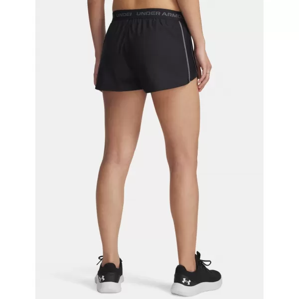  Dámske šortky UNDER ARMOUR TECH PLAY UP SHORTS 1389882-001 ČIERNA 