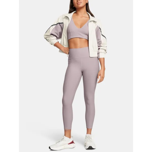  Dámske legíny UNDER ARMOUR MERIDIAN RIB ANKLE LEG 1386467-015 SIVÁ 