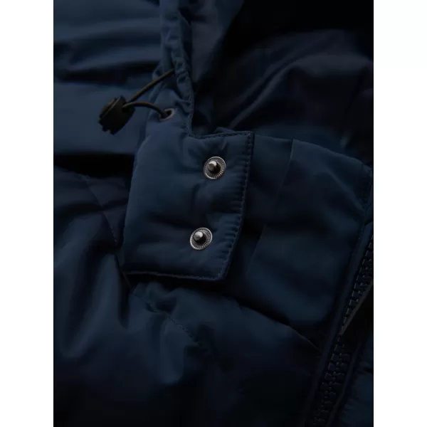  Pánska bunda OMBRE OM-JAHP-0304 NÁMORNÍCKA MODRÁ 