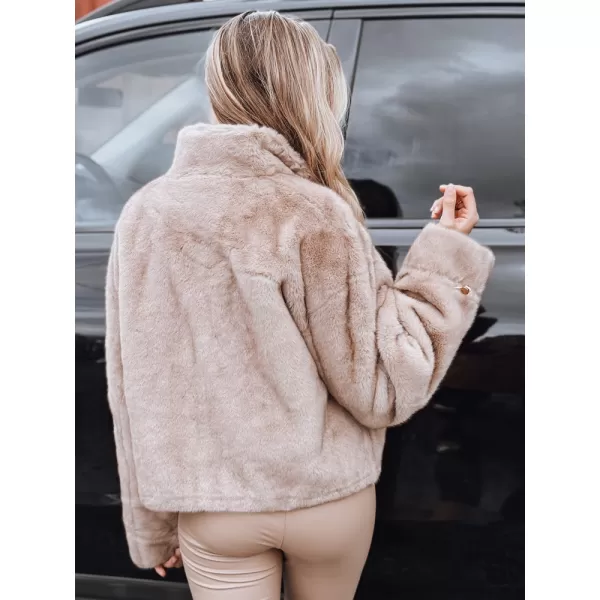  Dámska bunda DSTREET TY5248 BÉŽOVÁ 