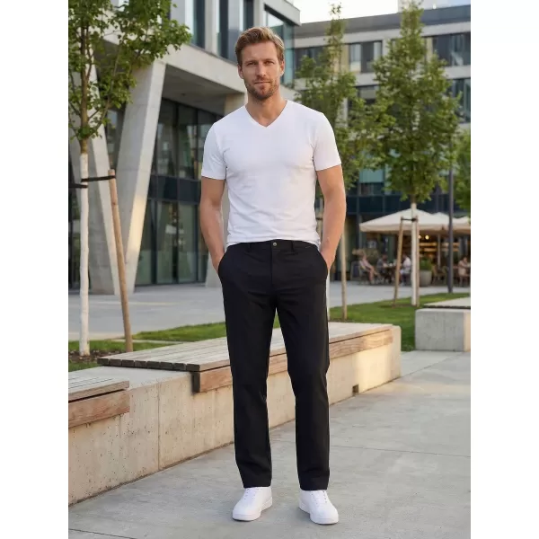  Pánske nohavice ALTISPORT ATS TROUSER CLASSIC-FIT ČIERNA 