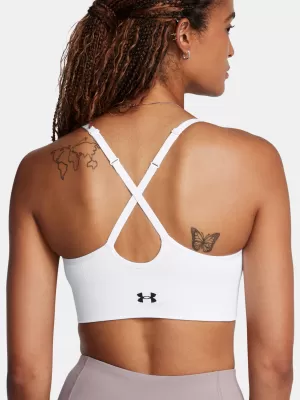 Dámska podprsenka UNDER ARMOUR VANISH SEAMLESS LOW BRA 1384417-100 BIELA