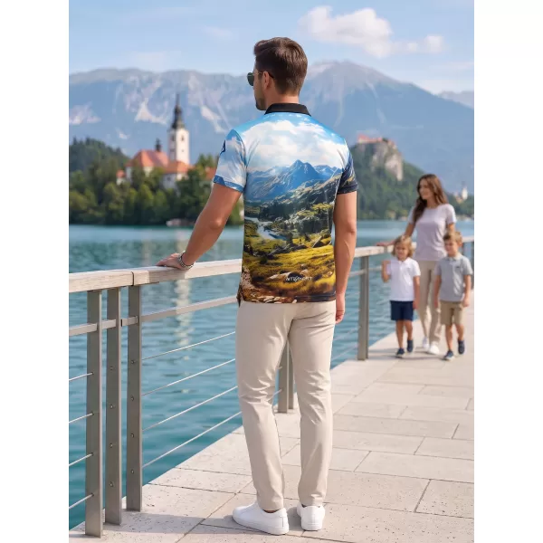 Pánske funkčné tričko s prémiovým golierom ALTISPORT VOJ/ALM116TR05 HORY 