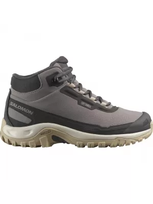 Dámske topánky SALOMON SHELTER WATERPROOF W SLIVKOVÉ MAČIATKO/FANTÓM/DEZERTNÉ OPÁLENIE