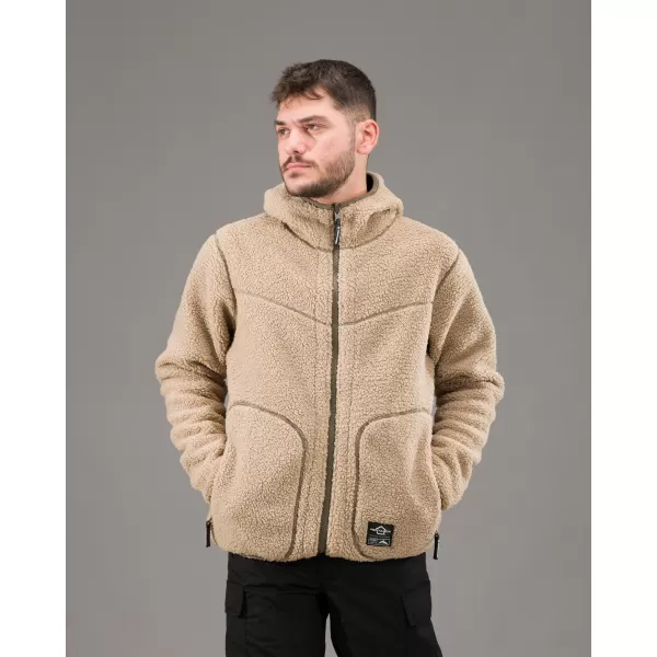  Fleecová mikina PENTAGON IANOS SHERPA 2 K09057 KHAKI/RAL7013 