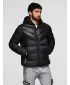 Pánska bunda OMBRE OM-JAHP-0303 ČIERNA