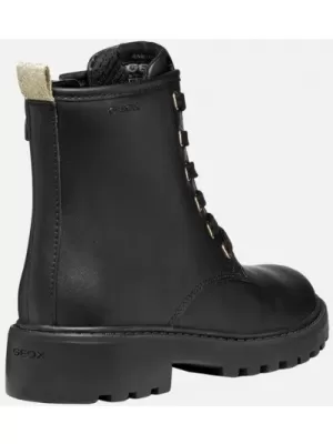 Dievčenské členkové čižmy GEOX B462LC022FUC0724 ČIERNA