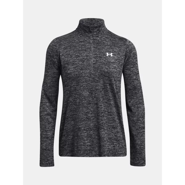  Dámska mikina UNDER ARMOUR TECH 1/2 ZIP- TWIST 1384225-001 ČIERNA 