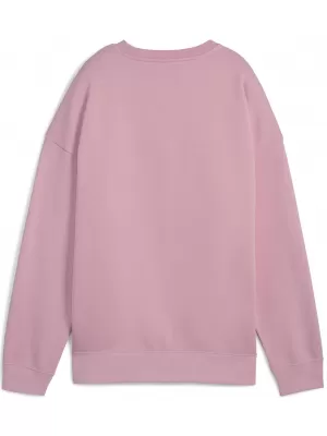 Dámska mikina PUMA ESS OVERSIZED CREW FL 68540065 PRIPRAVENÁ RUŽOVÁ