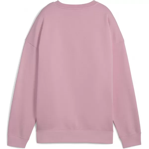  Dámska mikina PUMA ESS OVERSIZED CREW FL 68540065 PRIPRAVENÁ RUŽOVÁ 
