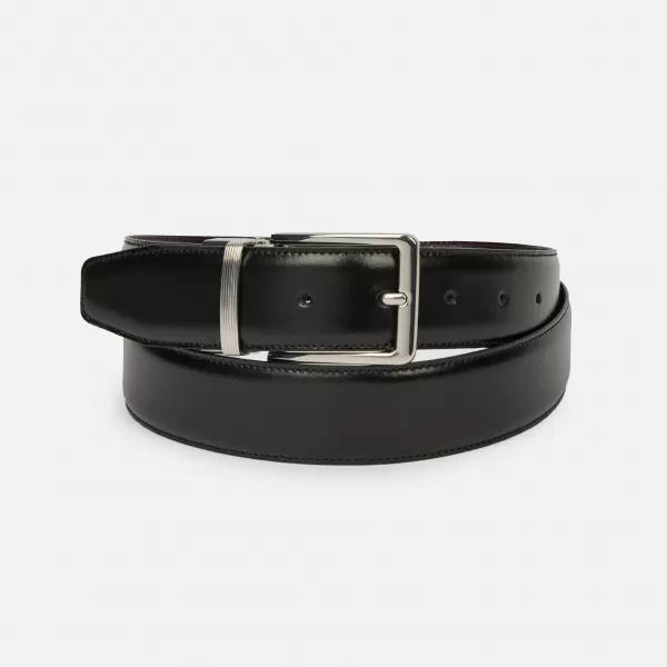  Pánsky opasok GEOX BELT G011217 ČIERNA 