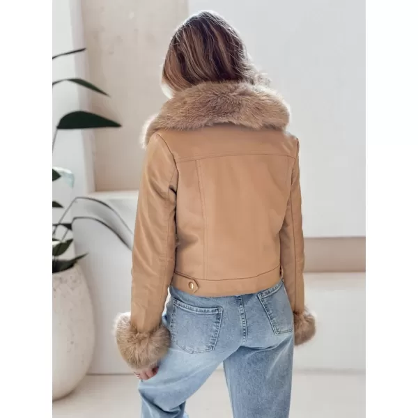  Dámska bunda DSTREET TY5139 KARAMEL 