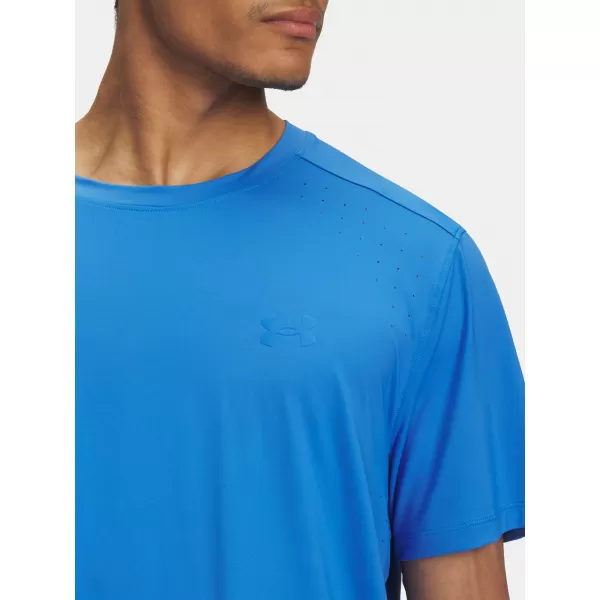  Pánske tričko UNDER ARMOUR UA LAUNCH ELITE SHORTSLEEVE 1389802-402 MODRÁ 