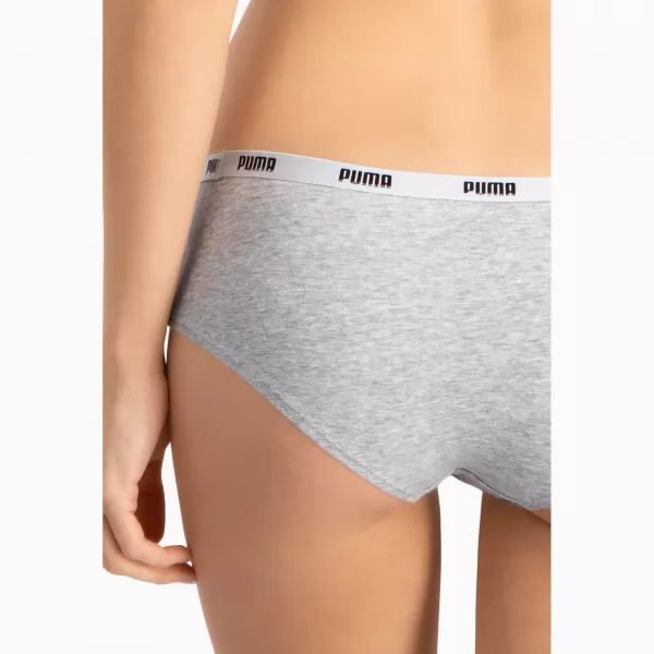  Nohavičky PUMA WOMEN HIPSTER 2P PACK 90785205 ŠEDÁ 