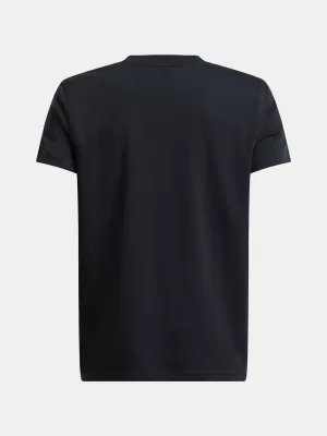 Chlapčenské tričko UNDER ARMOUR UA B ICON TAPED SS 6001583-001 ČIERNA