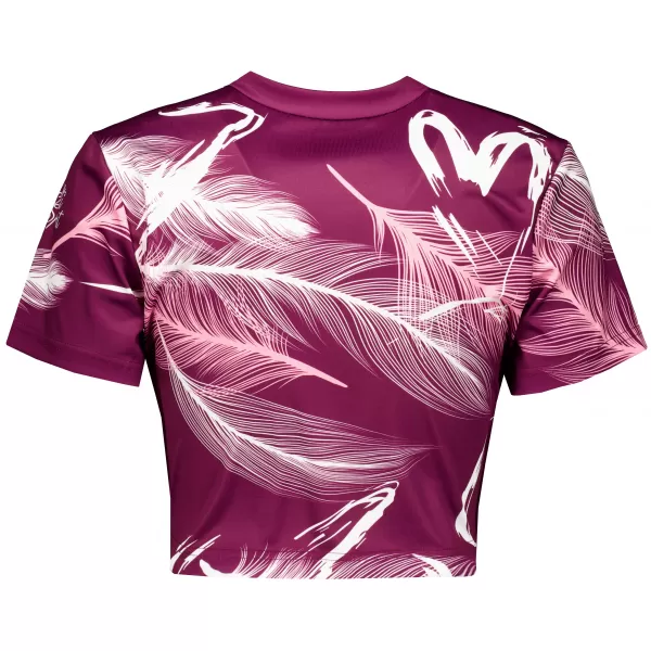  Dámsky prémiový crop top ALTISPORT VOJ/ALW001TR07 FUCHSIOVÁ FUCHSIOVÁ 