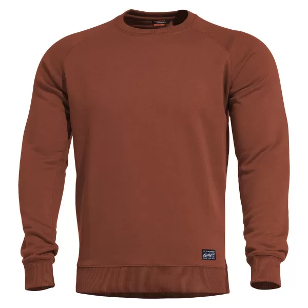  Mikina PENTAGON HAWK SWEATER BLANK K09019 GAŠTANOVOČERVENÁ 