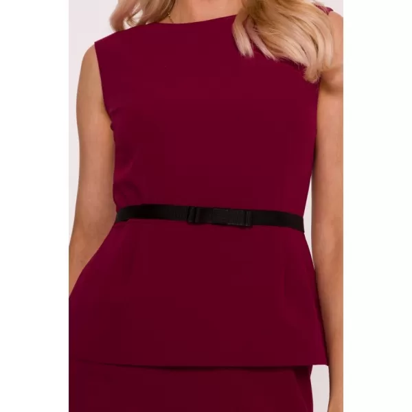  Šaty STYLOVE S427 GAŠTANOVÉ 